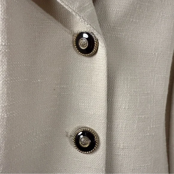 Pablo Collection Women’s Tan and Black Vintage Short Sleeve Button Down Shirt - Picture 4 of 6